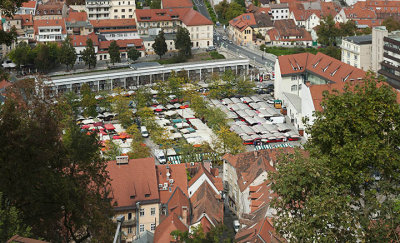 View of Market Square from the Castle