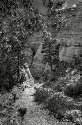 Slot canyon trail