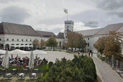 Courtyard of Ljubljana Castle