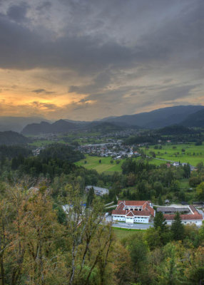 The view toward Austria