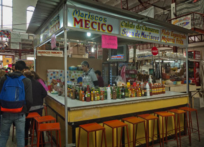 Inside the Mercado - not lunch time yet