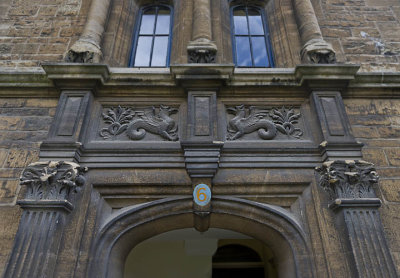 Entrance to my corridor - Jackson Building - Trinity College
