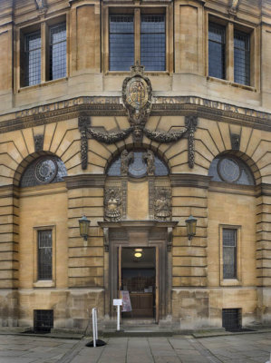 Entrance to the Sheldonian Theatre