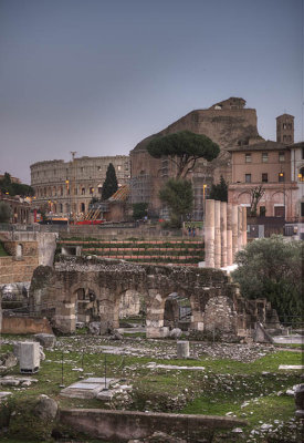 View toward the Basilica Maxentius & the Colliseum