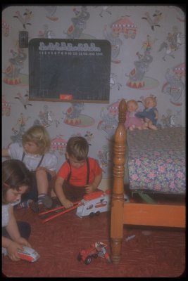 1953, Playing with Christmas presents