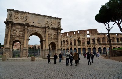 Arch of Constantine & Colosseum