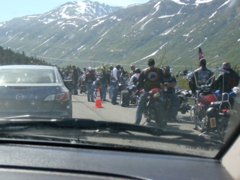  Bikers and Road Work 