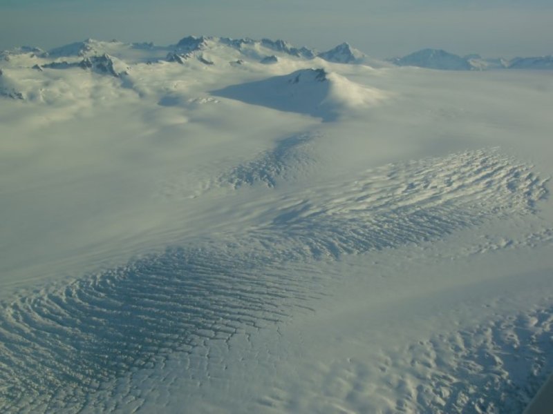 Glacier from Plane