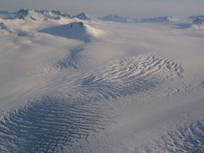 Glacier from Plane