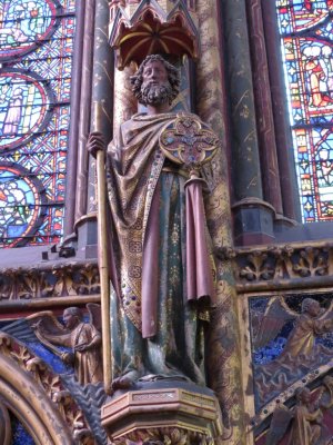 Statue in Sainte Chapelle