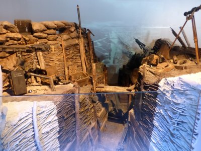 Model of a trench