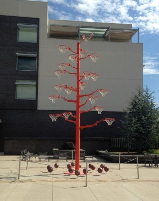 Basketball Hoop Sculpture