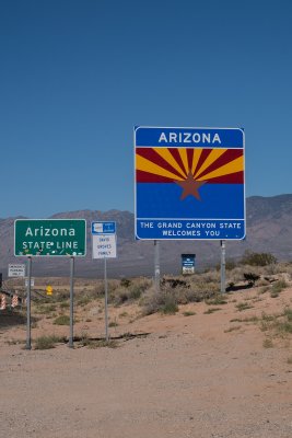 After drives across Oklahoma, Texas and New Mexico we reached Arizona