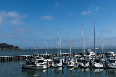 View from our hotel in Tiburon