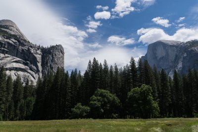 Half Dome from below