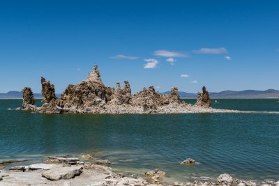 Tufas in the lake