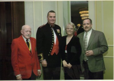 Bob Pic with Marine Commandant Johns and Mayor Shaffer