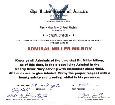 CRN 2014 Citation Miller Milroy