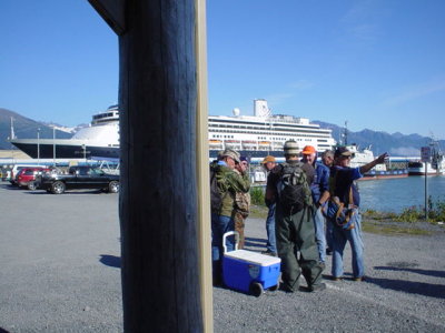 AT THE DOCK