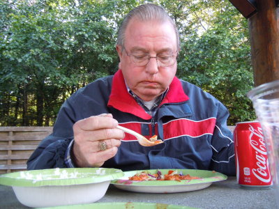 Stan Brazell with chipmonk Cheeks