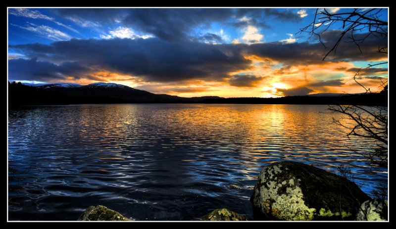 Sunset at Loch Garten