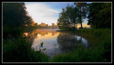 Sunrise on Loch Orchil Perthshire 