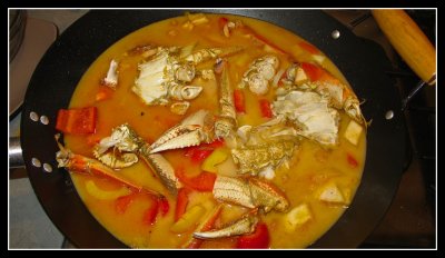 Our Crabs are Transformed into CURRY !