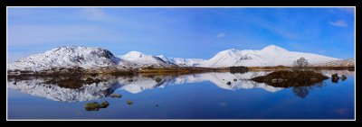 Snow Reflections on Lochan na h - Achlaise