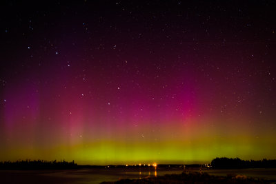 Northern lights over Jeddore