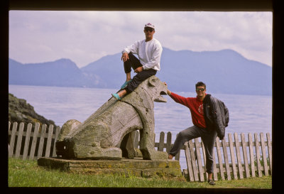 Brent and Jim on Orcas Island