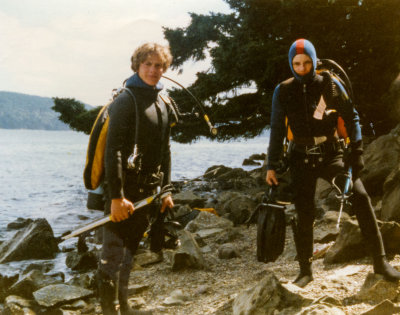 Brent and Me On Hood Canal late 1970's
