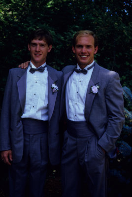 Mark and Brent at Marks Wedding