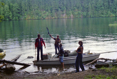 Lake Merwin Camping with Dan, Mark Brent and Tim
