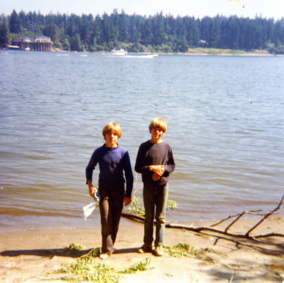 Brent and Mark on Columbia River
