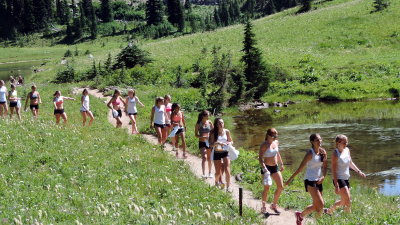 college girls on rainier