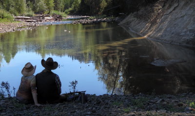 Quiet pool on Teanaway river