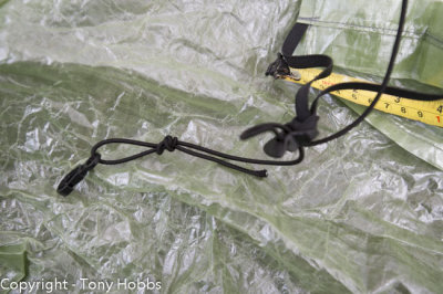 so I can loop bungee cord through lineloc then form a loop to attach to peg outside shelter