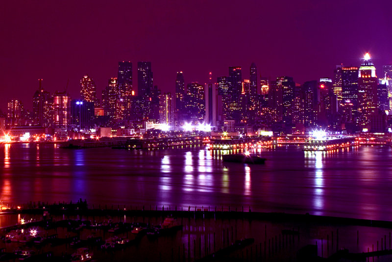 viewed from Hamilton Park, Weehawken, NJ