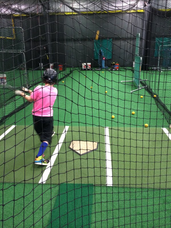 Hitting Practice with Tom