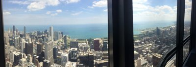 Chicago skyline from the Observation Deck of the Willis Tower
