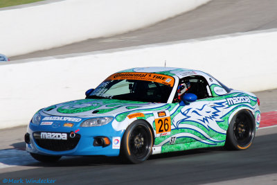 21st 3ST Randy Pobst/Andrew Carbonell Mazda MX-5