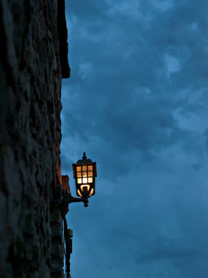 Light on Observation Tower wall