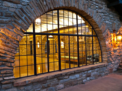 Front arch window