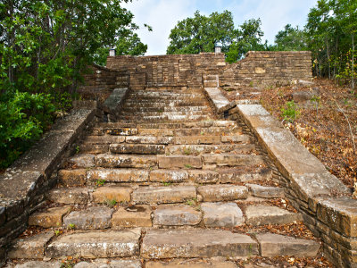 Looking up to 1st landing from 2nd landing