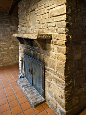 Cabin #11 fireplace #2