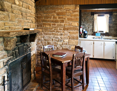 Cabin 15, looking into kitchen