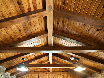 Cabin #17 ceiling detail