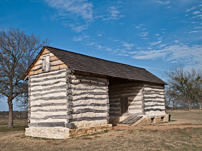 Cellar cabin, note cellar door on right side