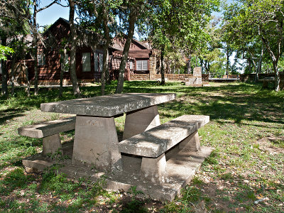 Picnicing at Recreation Hall 