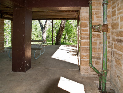 CCC installed pipes in water tower